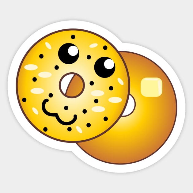 Beautiful Bagel Sticker by traditionation